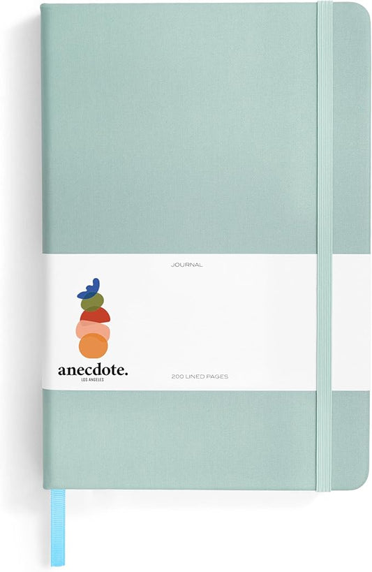 Hardcover Ruled Journal with Thick 100 gsm College Ruled Paper A5 size (8.3 inches x 5.4 inches) - Daily Writing Notebook Journal for Travel, School and Office Use - Diary Journal for Women and Men - Dutch Blue