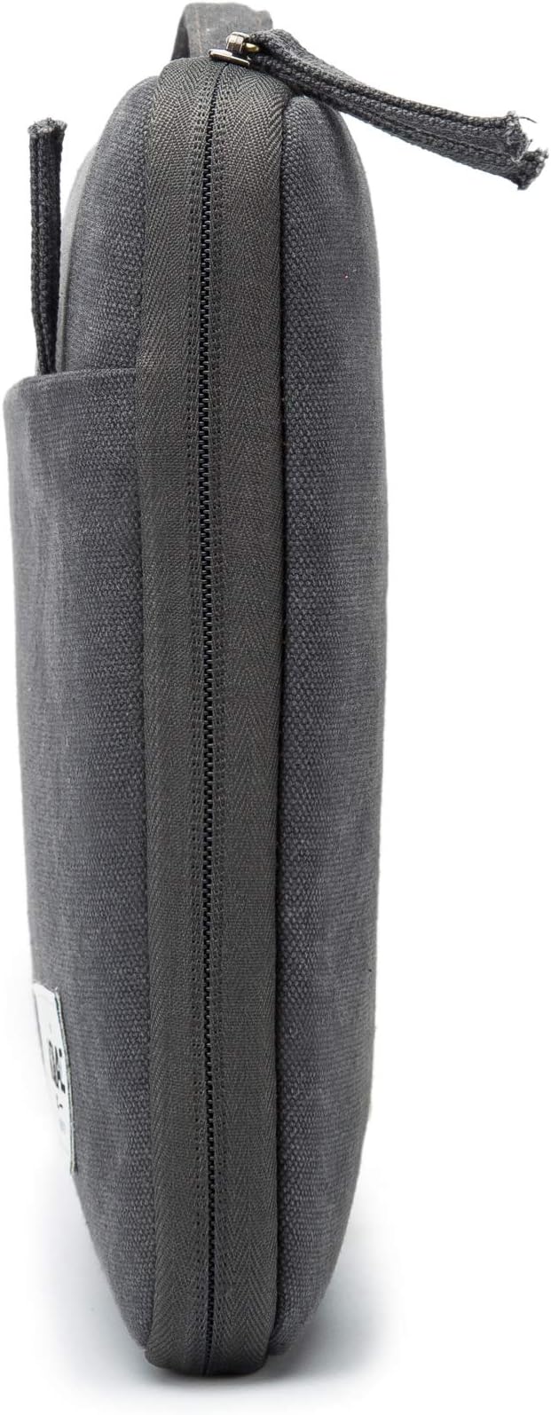 Kinmac 360° Cushion Protective Waterproof Canvas Laptop Case Bag Sleeve with Handle Compatible with LG Gram 16 inch and 15.6 inch-16 inch Laptop (Grey)