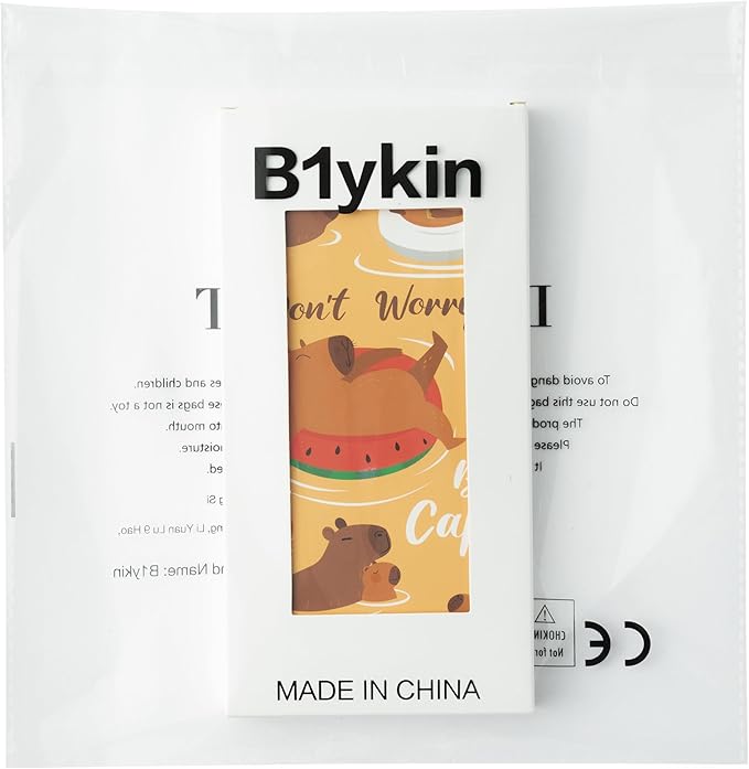 B1ykin Sticky Notes Set - Cartoon Theme Cute Self-Stick Notes Pad Teacher Appreciation Gifts， Self-Adhesive Writing Memo Pages Sticky to Do Notepad for Kids Employee School Office (Capybara)