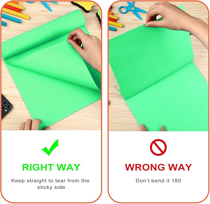 Zubebe 10 Pads 11 x 11 Inch Large Sticky Notes Jumbo Bright Colors Sticky Notepads Self Stick Note Square Memo Post Stickies for Office School, 25 Sheets/pad (Multicolor)