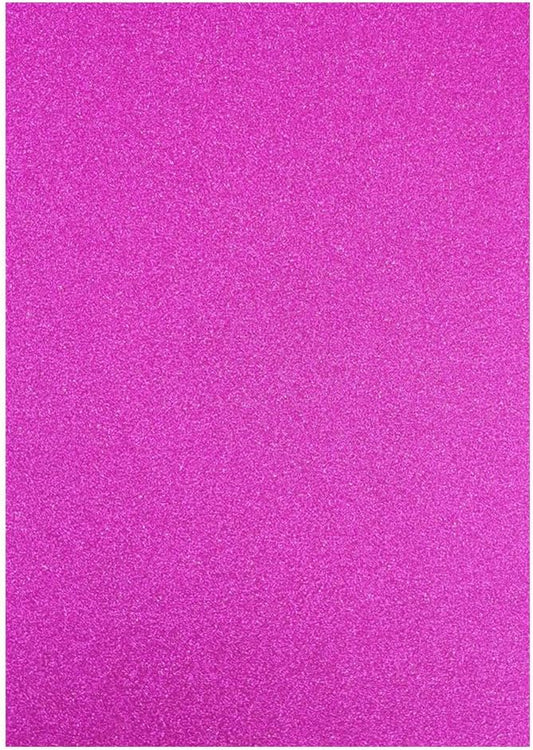 Baisunt 20 Sheets Rose Red Glitter Cardstock Paper for DIY Art Project, Scrapbook, Birthday Wedding Party Decoration 250GSM(8x12 In, Non Adhesive)