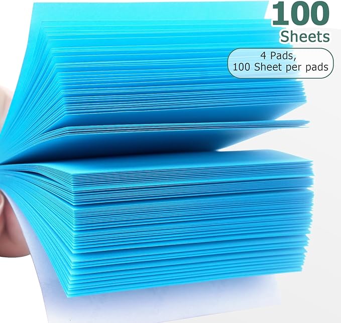 Sticky Notes 3x3 Self-Stick Notes Bright Colors Sticky Notes 4 Pads 100 Sheets/Pad (Blue)