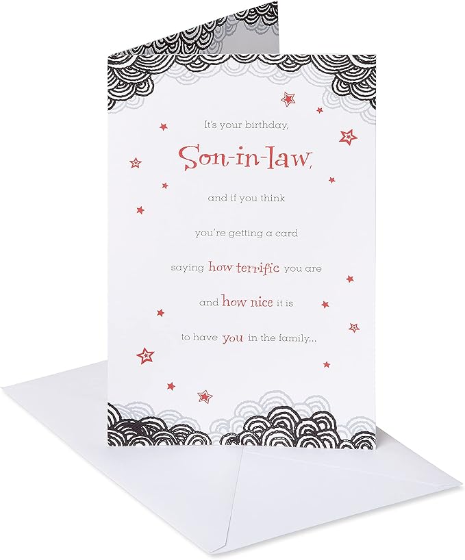 American Greetings Birthday Card for Son-in-Law (How Terrific)