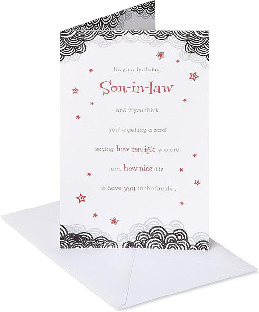 American Greetings Birthday Card for Son-in-Law (How Terrific)