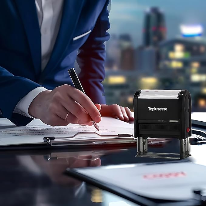 Return to Sender Stamp Self Inking Office Rubber Personalized Self Inking Junk Mail Refused Return to Sender Stamp Business Office Supplies-Multi Color Options