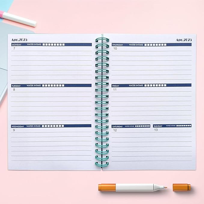 Cheneyboo 2024-2025 Planner - Monthly Weekly Daily Planner 2024-2025, July 2024- December 2025 Planner 18 Month Planner, 7.5"x10.2" Spiral Bound, Green