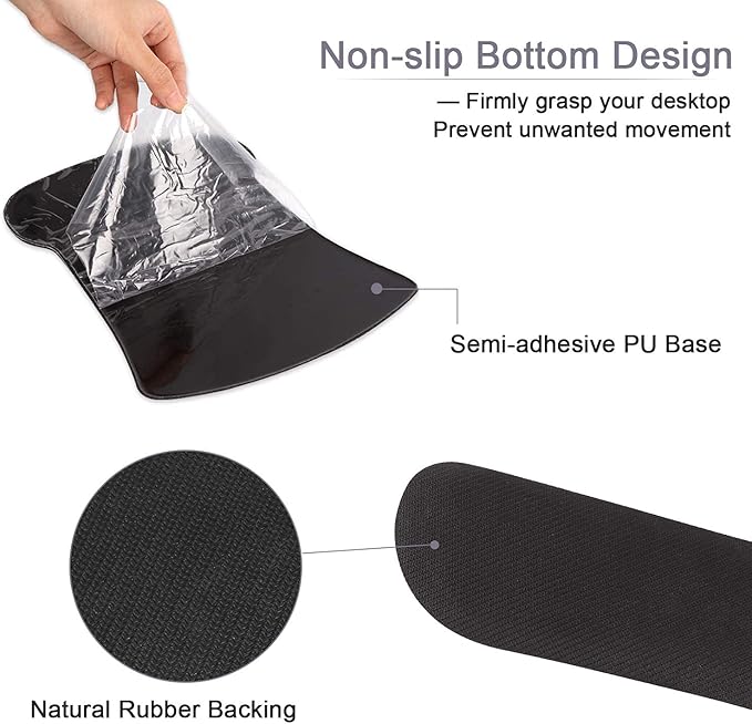 iCasso Keyboard Wrist Rest and Mouse Wrist Rest Pad, Made of Memory Foam, Ergonomic Support, Easy Typing and Relieve Wrist Pain, Perfect for Gaming, Office - Revery Night