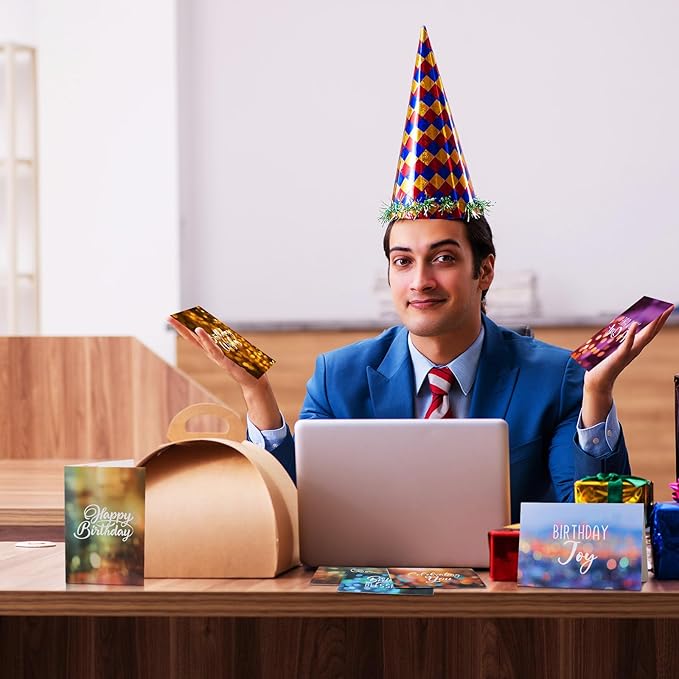 Zhanmai 80 Pack 4 x 6 Inch Religious Christian Birthday Cards Bulk with Scripture Assorted Bible Verse Designs Christian Blessings Birthday Cards with Envelopes (Dreamy Style)