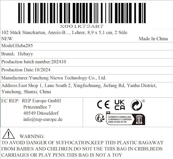102 PCS Punch Cards, Incentive Reward Card Student Awards Loyalty Cards for Business, Classroom, Kids Behavior, Students, Teachers, 3.5” x 2”, 2 Styles