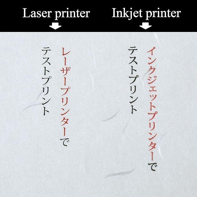 Washi Paper Printable B5 Printer Paper (100 Sheets), TAIREISHI Japanese Paper for Printing, Multipurpose Copy Paper for Laser and Inkjet Printers, Made in JAPAN (47311)