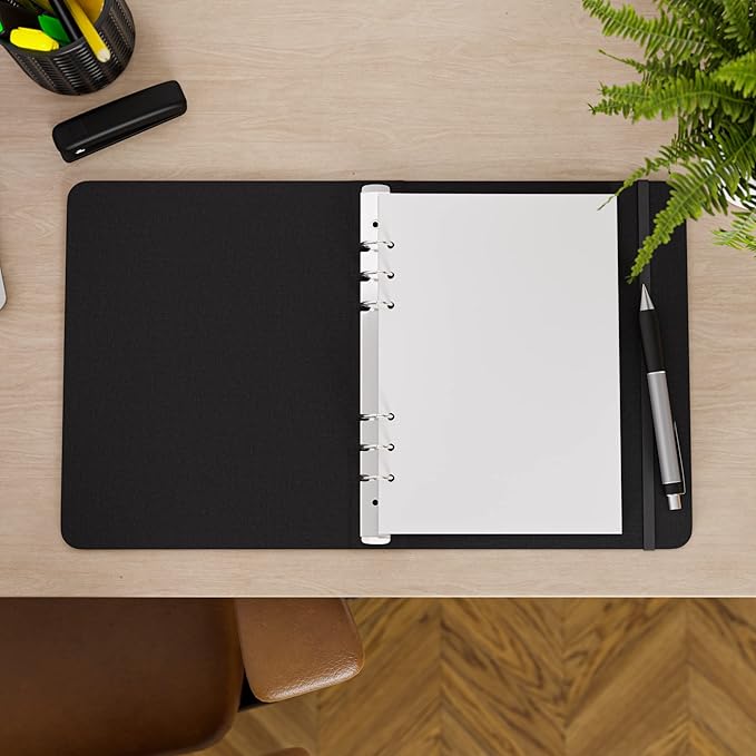 A5 Blank Paper 6-Hole Punched, 250 Sheets (500 Pages), 100 GSM, Printer Paper 148mm x 210mm (5.83 in. x 8.27 in.)