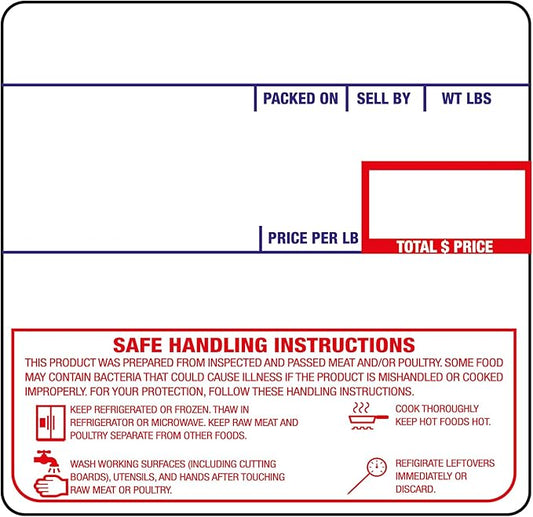 CEPRICO - CAS 8040 Scale Labels | 12 Rolls for CAS Scales | CAS lst-8040 Printing Scale Label | Quality for CAS Digital Scale | UPC Safe Handling | CAS lp 1000 | 500 Labels for Scales | Try It