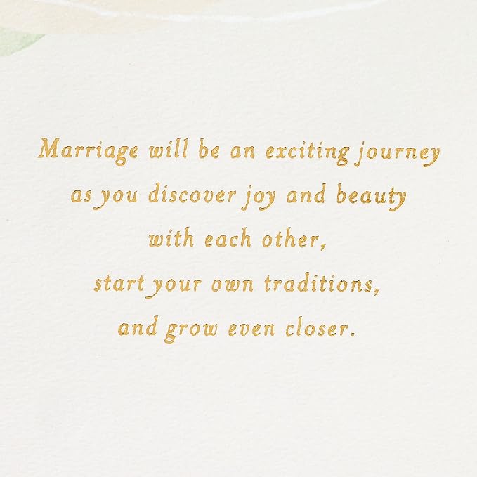 Hallmark Wedding Card (Beautiful Life Together)