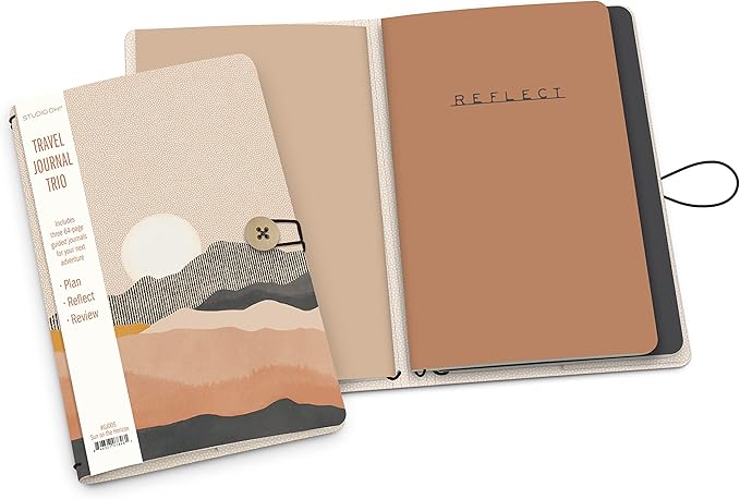Studio Oh! Sun on the Horizon Travel Journal Trios