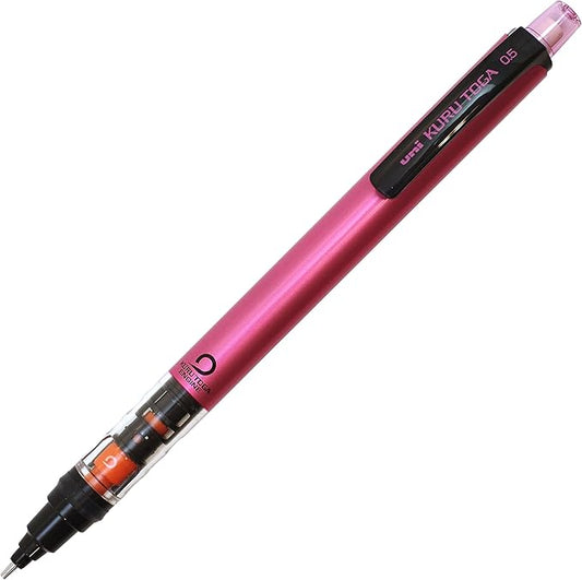 Uni Mechanical Pencil Kurutoga Pipe Slide Model 0.5mm, Pink Body (M54521P.13)