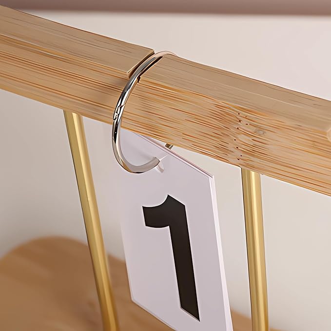 Perpetual Daily Flip Calendar for Desk Reusable Office Desktop Decor Home Accessories Photography Props (Wooden)