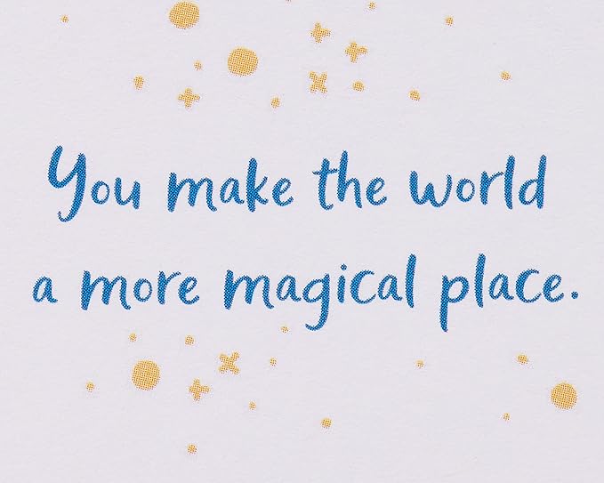American Greetings Birthday Card for Wife (You Make the World a Magical Place)