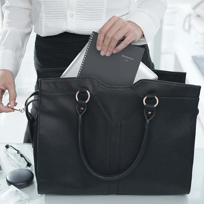 AT-A-GLANCE 2025 Planner, Weekly & Monthly, 5" x 8", Small, DayMinder, Gray (GC2000725)