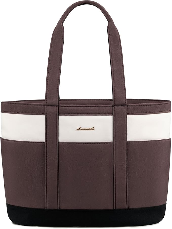 LOVEVOOK Tote Bag for Women，Lightweight Work Bag for Teacher, 15.6 Inch Laptop Bag，Large Shoulder Bag