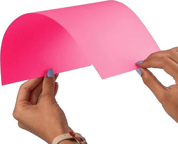 JAM PAPER Colored 24lb Paper - 90 gsm - 8.5 x 11 - Ultra Pink - 50 Sheets/Pack
