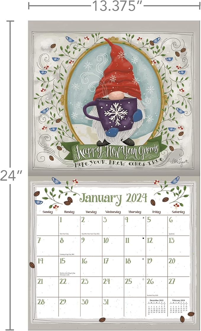 Lang Companies, Coffee 2024 Wall Calendar