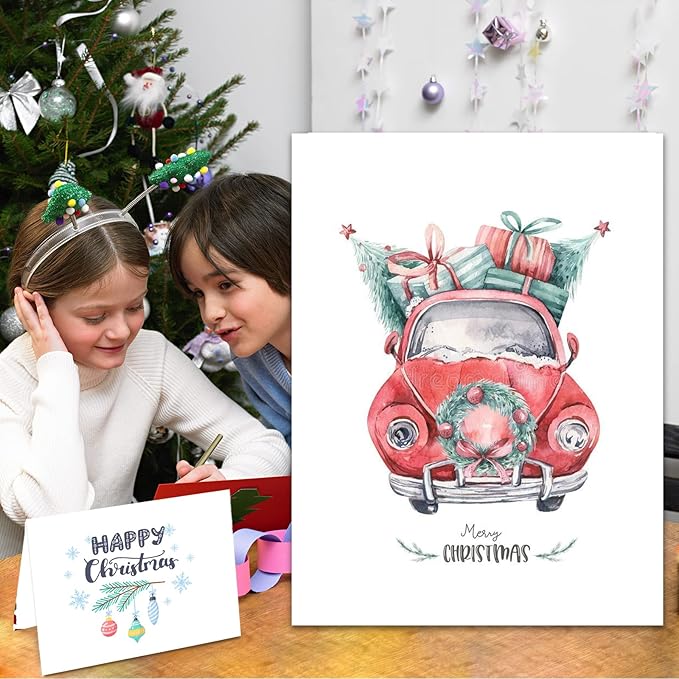 White Cardstock 8.5 x 11 White Paper 100 Pack, Goefun 65lb Card Stock Printer Paper for Cards Making, Office Printing, Certificate