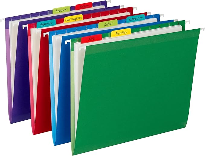 Post-it Tabs, 2 in, Solid, Assorted Primary Colors, 6 Tabs/Color, 4 Colors, 24 Tabs/Pack (686-ALYR)