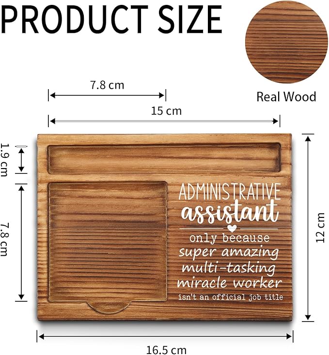 Administrative Assistant Gifts, Administrative Assistant Appreciation Gifts, Thank You Administrative Assistant Gift, Funny Admin Assistant Gifts Office Self-Stick Note Pad Holders GSH2