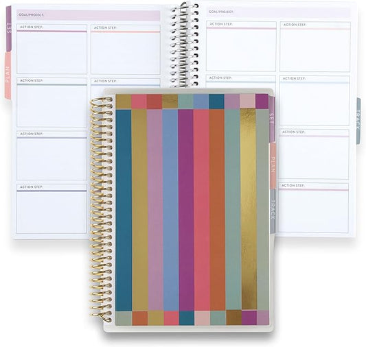 Erin Condren A5 Spiral Productivity Planner | Features Pages of Thick, Bleed Resistant 80 lb. Paper to Boost Productivity