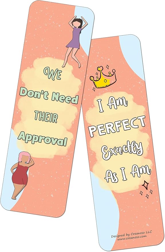 Creanoso Body Positivity for Women Bookmarks Series 2 (30-Pack) - Party Favors & Corporate Giveaway Incentives Gift Pack