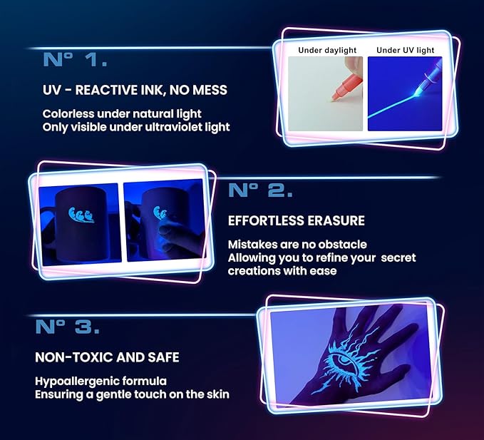 DAYLINDGO Magnetic Refrigerator Calendar - Magnetic Fridge Calendar 12.6" x 8.7" 3 Markers & 1 Invisible Ink & Grocery List Dry Erase Magnet Calendar for Fridge Kitchen Organization, Shipped Flat