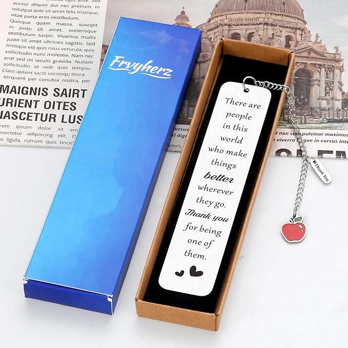 Teacher Appreciation Gifts for Women, Teacher Christmas Gifts, Teacher Gifts for Women, Teacher Birthday Gifts, Valentines Day Gifts for Teachers, End of Year Teacher Gifts, Teacher Thank You Bookmark