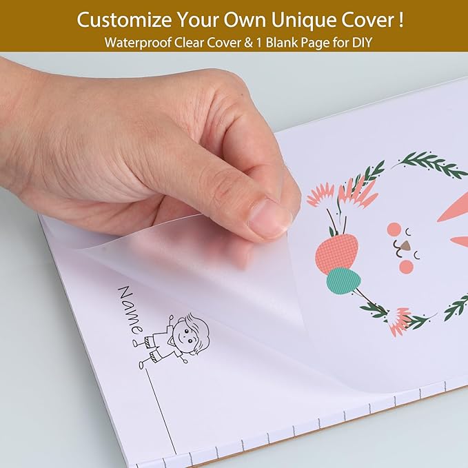 12 Pack Waterproof Cover Memo Pads 5.5" x 8.5" Lined Note Pads Ruled Writing Pads, Memo Scratch Pad (51 Sheets Each)