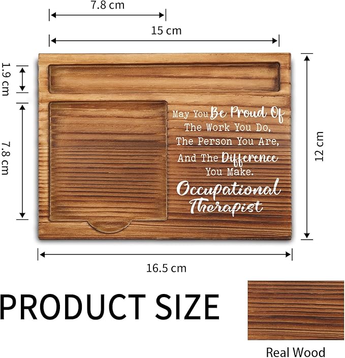 Occupational Therapist Gifts, Occupational Therapist Appreciation Gifts, Thank You Gifts for Occupational Therapist, Occupational Therapy Office Desk Decor Gifts Self-Stick Note Pad Holders ZSS1
