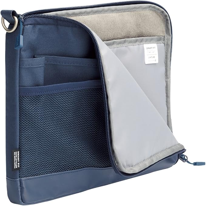 LIHIT LAB Laptop Sleeve, Water & Stain Repellent, Horizontal, 13.4" x 9.8", Black (A7681-24)