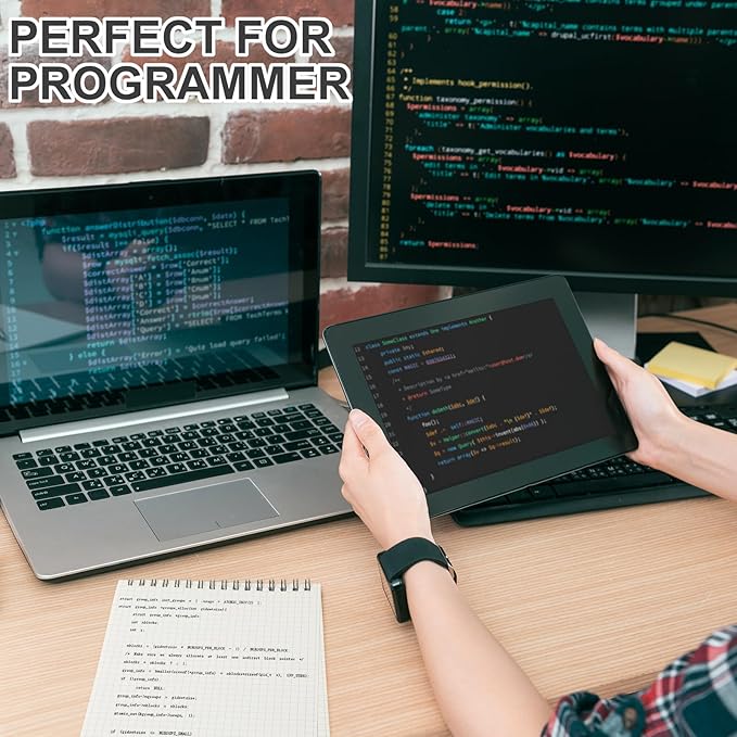 Graph Paper Spiral Notepad A5 Top Wirebound Notepad Grid Notebook Steno Pads Memo Notebook Grid Paper 140 Pages for Writing Sketching Drawing Office Supplies(Black,12 Pack)