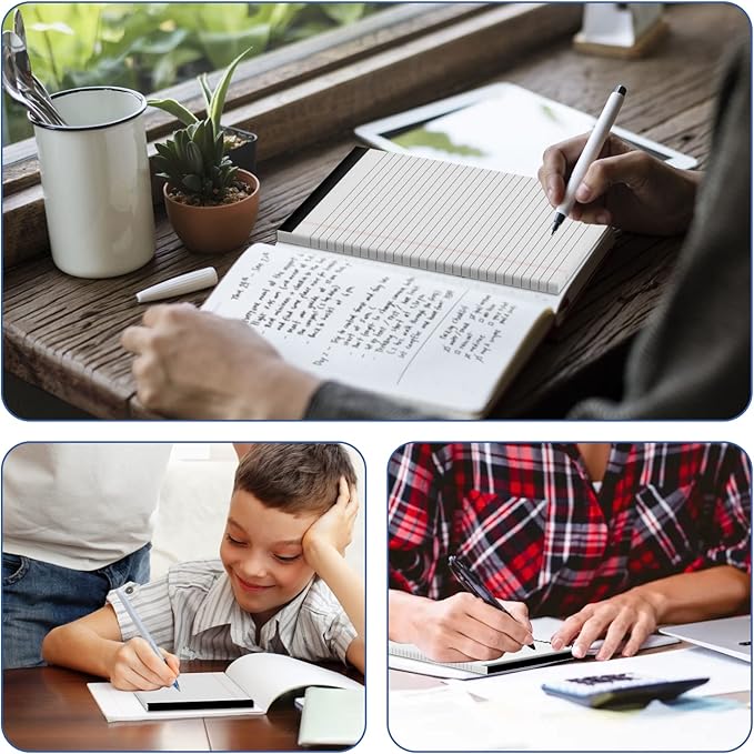 Legal Pads 12 Pack of Note Pads 6 x 9 Inch Notepad 21lb Thick Paper Legal Pad 30 Sheets Note Pad College Ruled Small Legal Pads 29 Lines Writing Pads for Writing, Sketching, and Note-Taking