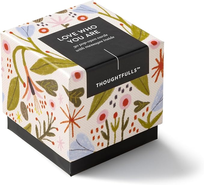 Compendium ThoughtFulls Pop-Open Cards – Love Who You Are – 30 Pop-Open Cards, Each with a Different Inspiring Message Inside
