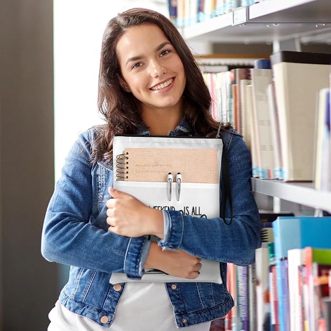 8 Pcs Christmas Book Club Gifts Book Lovers Sleeves Bulk with Zipper and Pocket Book Sleeve Pouch for Book Lovers Librarian Bookish Club Gifts, 11 x 8.7 Inch(Book)