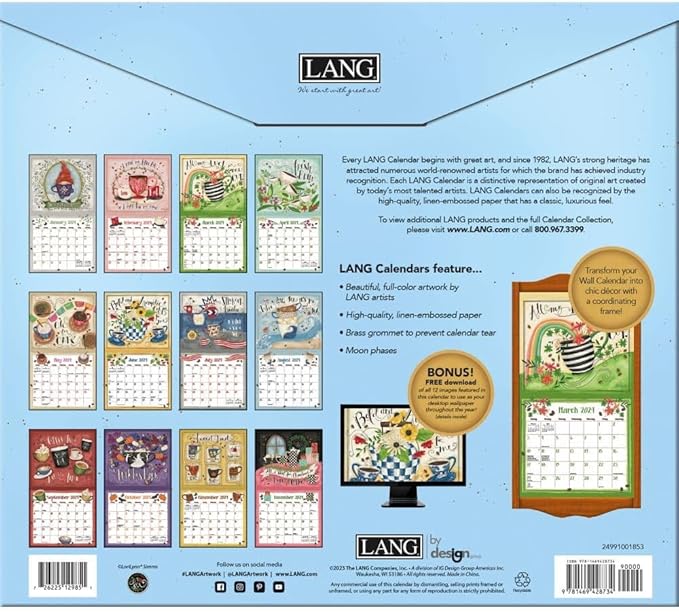 Lang Companies, Coffee 2024 Wall Calendar