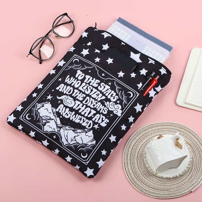 Crescent City Inspired Book Sleeve Velaris Gift Book Lovers Gifts Book Covers for Paperbacks Bookish Gift (to The Stars bs)