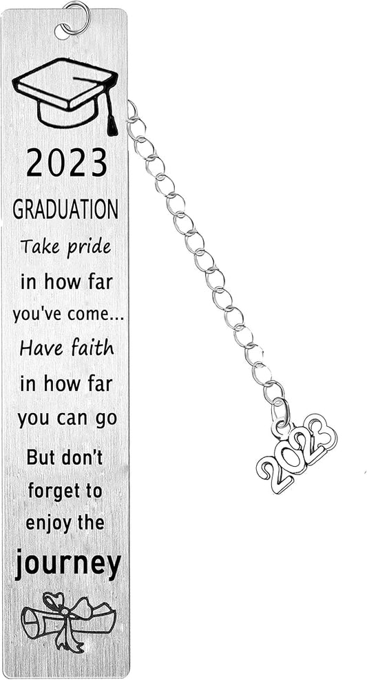 2023 Graduation Bookmark Gifts for Daughter Son Sister Brother High School Student Inspirational Graduation Presents for Nurse College