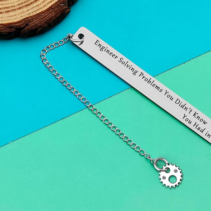 Bookmark Gifts for Engineer Mechanical Engineer Design Engineering Gear Gifts Funny Bookmark Gifts for Learned Engineer Engineering Student Construction Engineer Engineering School Graduation Gifts