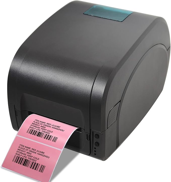 Hybsk 3x2 inch Color Direct Thermal Labels for Shipping, Barcodes, Address, Compatible with Rollo Label Printer & Zebra Desktop Printers(3"x2",Pink)