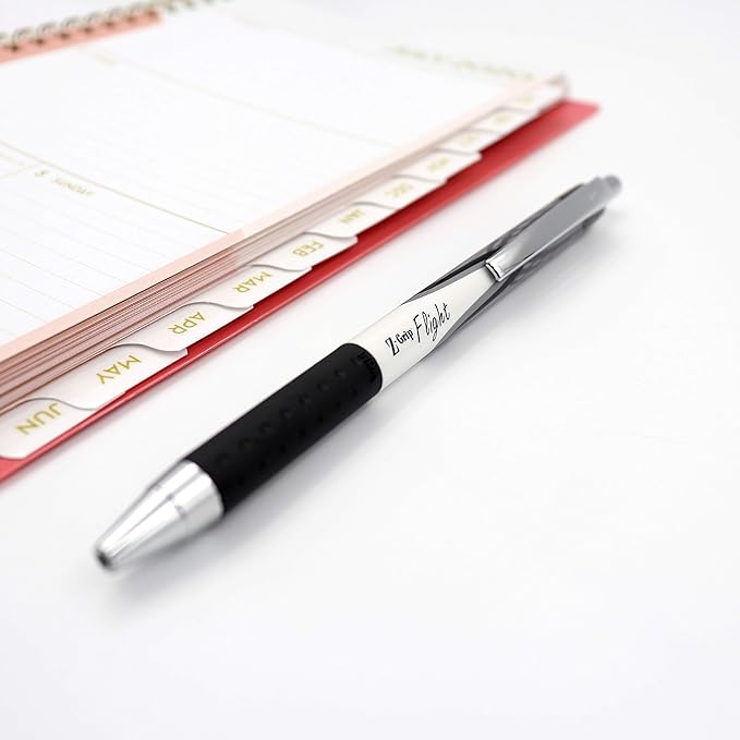 Zebra Pen Z-Grip Flight Retractable Ballpoint Pen, Bold Point, 1.2mm, Black Ink, 18-Pack (21118)