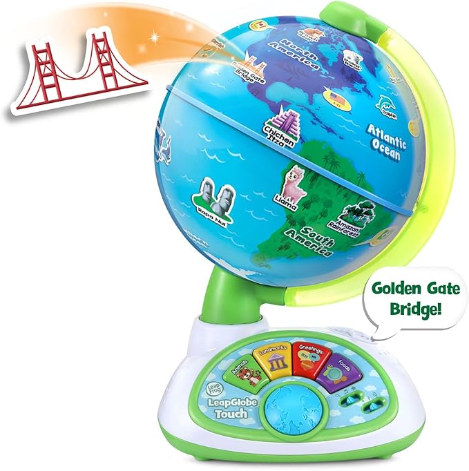 LeapFrog LeapGlobe Touch Interactive Globe for Kids Ages 3 and up