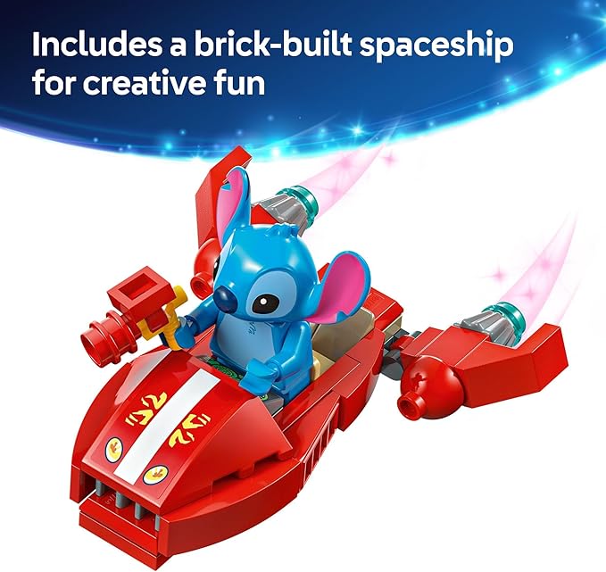 LEGO Disney Lilo and Stitch Beach House Toy - Building Playset for Kids, Girls and Boys, Ages 9+ - Includes 5 Minifigures - Disney Gift Idea for Fans of Lilo & Stitch Movie - 43268