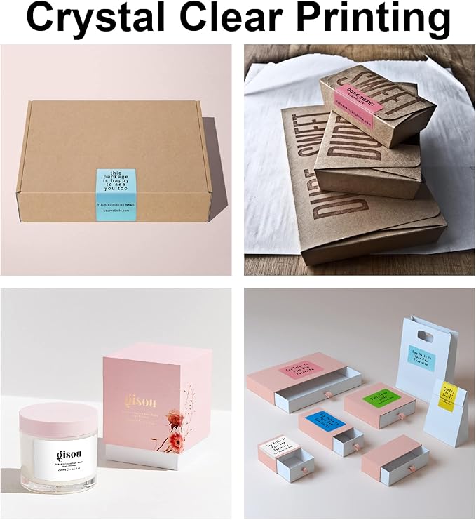 Hybsk 3x2 inch Color Direct Thermal Labels for Shipping, Barcodes, Address, Compatible with Rollo Label Printer & Zebra Desktop Printers(3"x2",Blue)