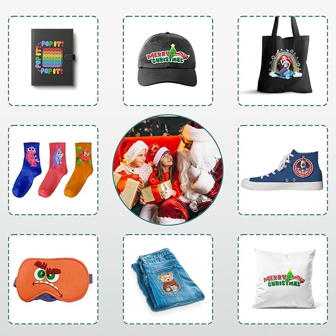 KASYU DTF Transfer Film, 50 Sheets 11"*17" DTF Paper with Smart Printing Pad for All Sublimation&DTF Printers,DTF Film for Sublimation Hack,Upgraded Direct to Film for All Color Fabric