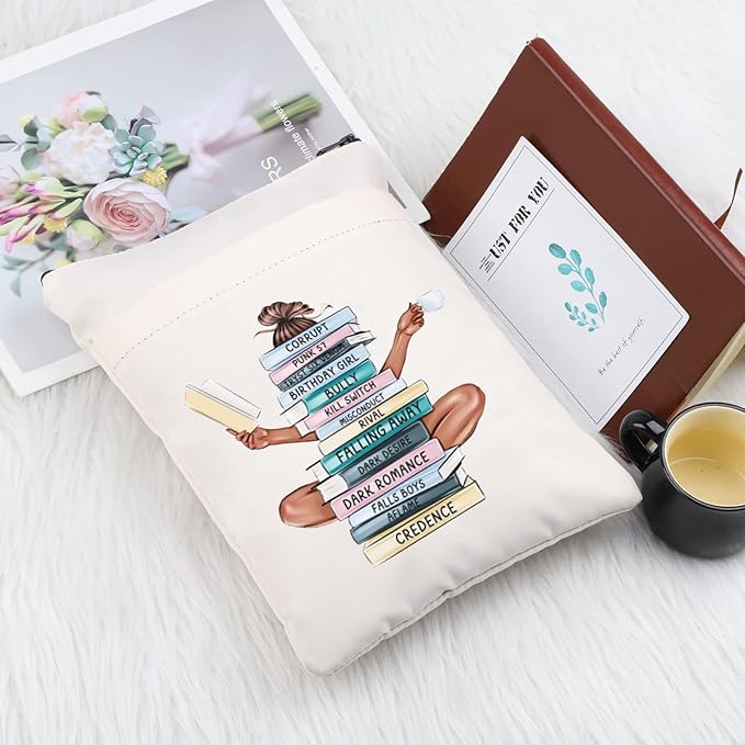 KEYCHIN Pene Novel Book Sleeve Bibliophile Literary Gifts Dark Romance Novel Book Cover Protector for Bookish Bookworm (Corrupt BS)